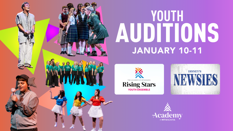 Colorful Youth Auditions Poster (Twitter Post)