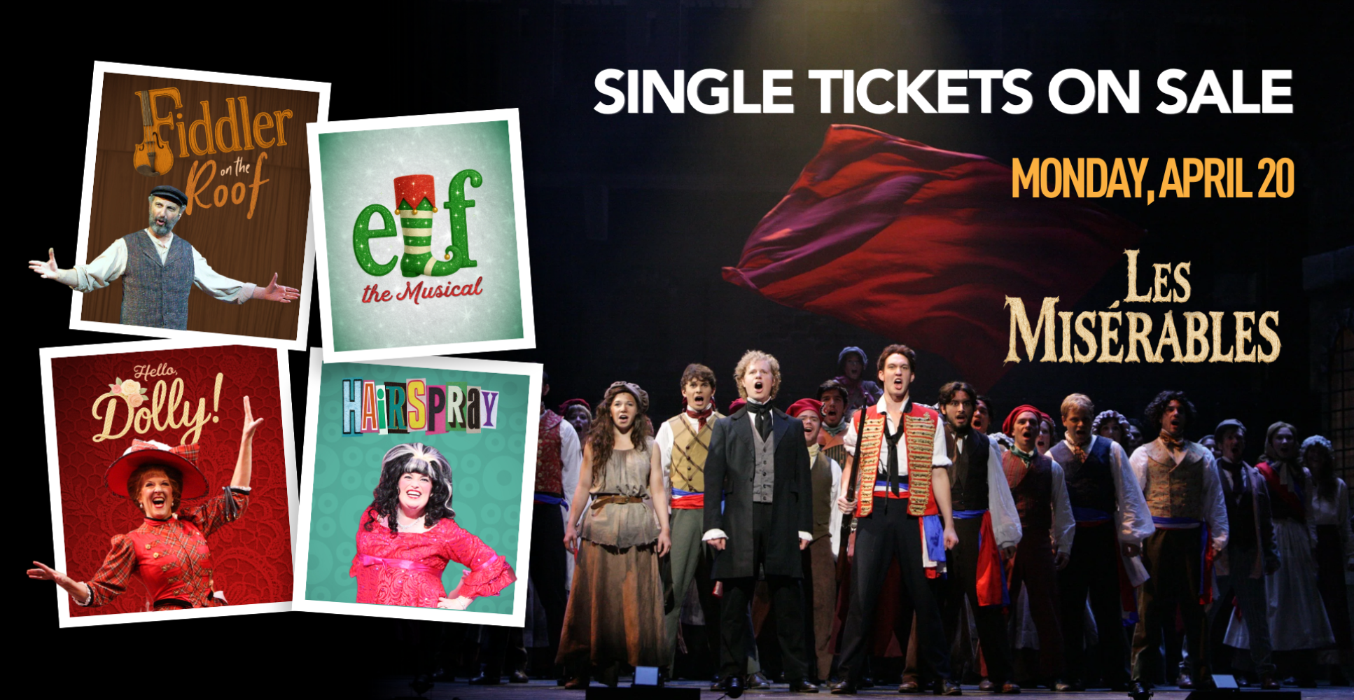 Single Tickets on Sale April 20