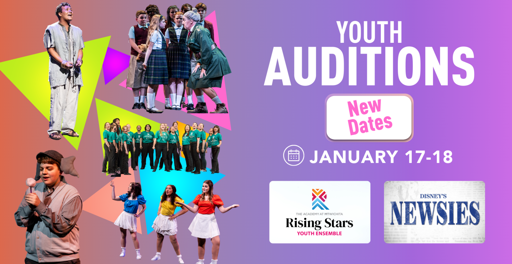 Youth Auditions New Dates Web Slide